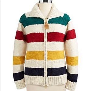 HBC Stripes Women's Multistripe Hand-Knit Wool Sweater